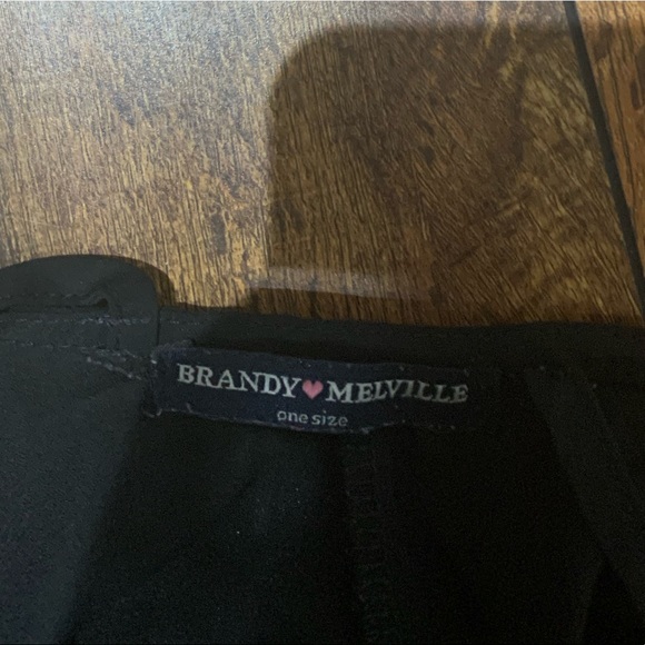 Brandy Melville Black Double Strap Dress - Picture 3 of 4